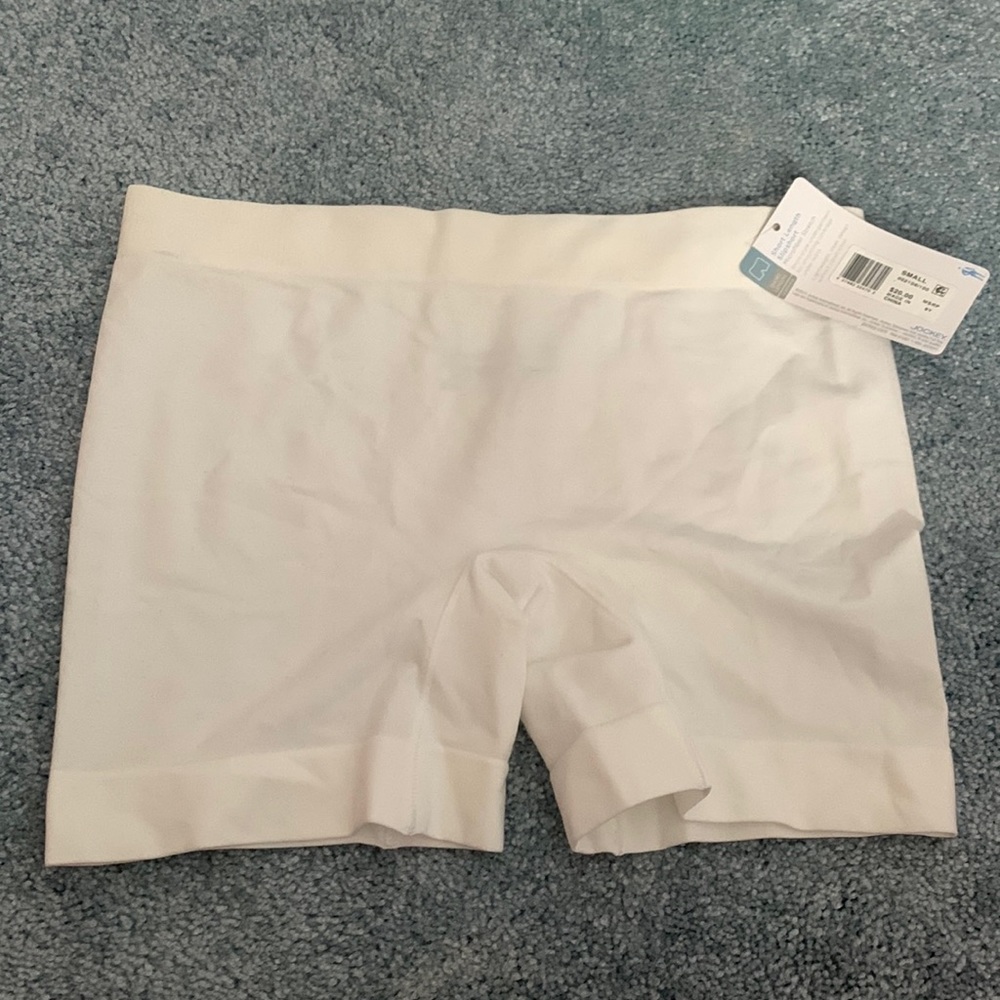 Jockey Short Length Slipshort Microfiber Stretch in White
